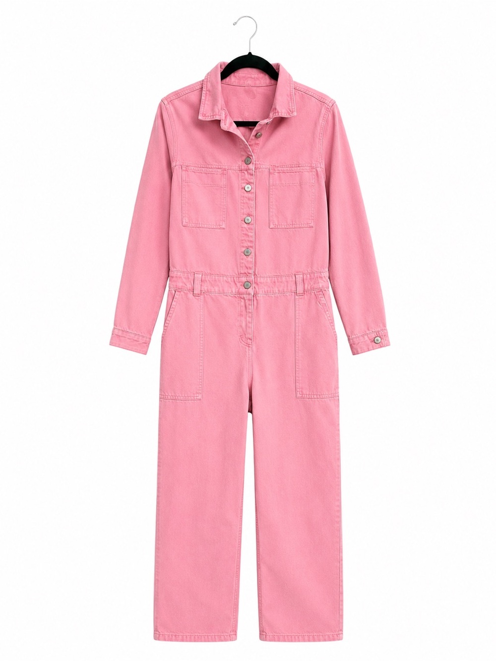 Old Navy Pink Denim Boilersuit Jumpsuit Coverall | SZ Large